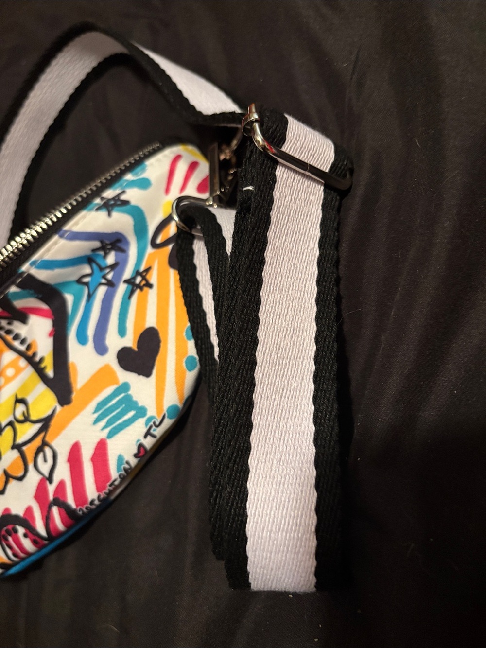 Brighton Multicolor Abstract Print Crossbody - Picture 4 of 10